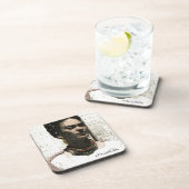 Frida Kahlo Textile Portrait Drankjes Onderzetter (Rechterzijde)