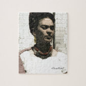 Frida Kahlo Textile Portrait Legpuzzel (Verticaal)