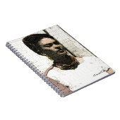 Frida Kahlo Textile Portrait Notitieboek (Rechterzijde)