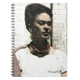 Frida Kahlo Textile Portrait Notitieboek