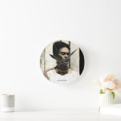 Frida Kahlo Textile Portrait Ronde Klok (Huis)