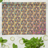 Frida Kahlo Theedoek (Gevouwen)