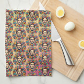 Frida Kahlo Theedoek (Quarter Fold)
