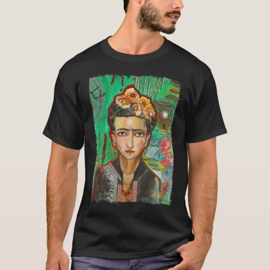 Frida Kahlo Tribute Classic T-Shirt (Voorkant)
