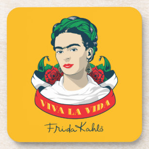 Frida Kahlo   Viva la Vida Bier Onderzetter