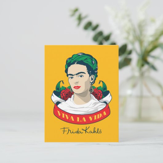 Frida Kahlo | Viva la Vida Briefkaart (Staand voorkant)
