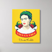 Frida Kahlo | Viva la Vida Canvas Afdruk (Voorkant)