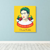 Frida Kahlo | Viva la Vida Canvas Afdruk (Insitu (Houten vloer))