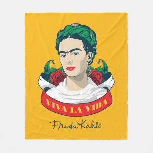 Frida Kahlo   Viva la Vida Fleece Deken