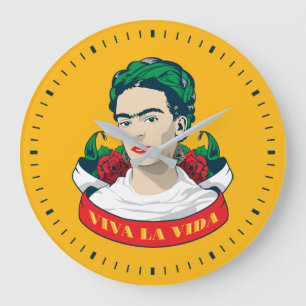 Frida Kahlo   Viva la Vida Grote Klok