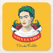 Frida Kahlo | Viva la Vida Kartonnen Onderzetters (Voorkant)