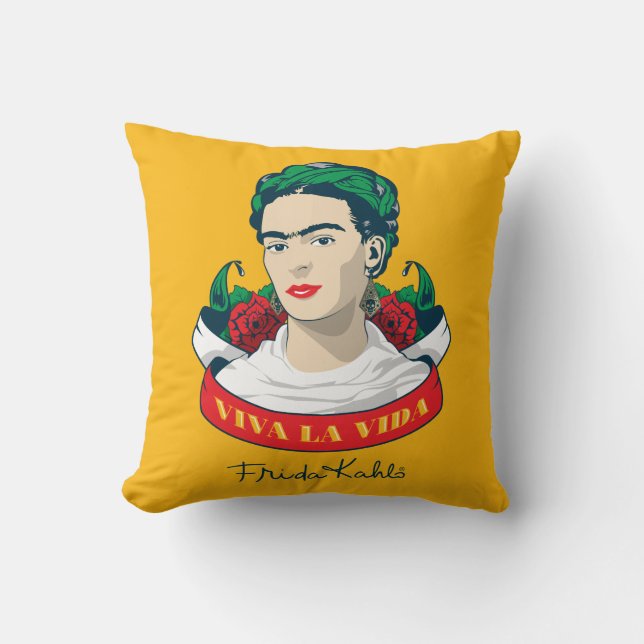 Frida Kahlo | Viva la Vida Kussen (Voorkant)