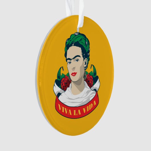 Frida Kahlo | Viva la Vida Ornament (voorkant)