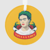 Frida Kahlo | Viva la Vida Ornament (achterkant)