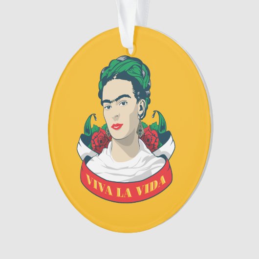 Frida Kahlo | Viva la Vida Ornament (voorkant)