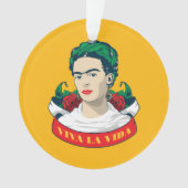 Frida Kahlo | Viva la Vida Ornament (voorkant)