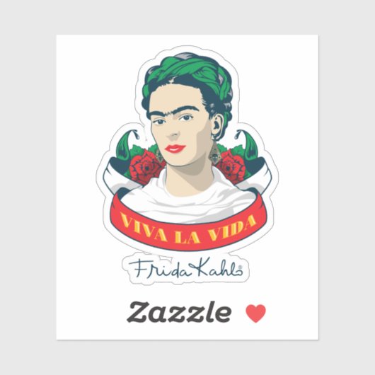 Frida Kahlo | Viva la Vida Sticker (Vel)