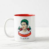Frida Kahlo | Viva la Vida Tweekleurige Koffiemok (Links)