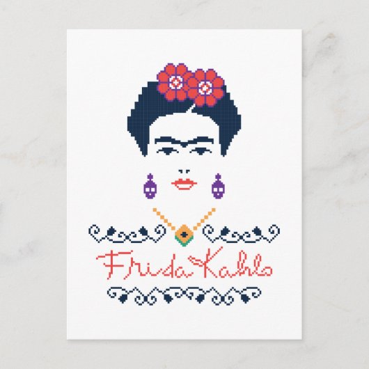 Frida Kahlo | Viva Mexico Briefkaart (Voorkant)