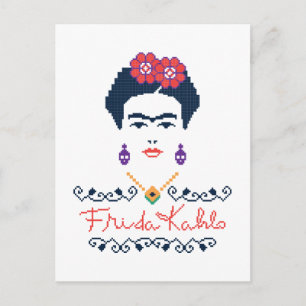 Frida Kahlo   Viva Mexico Briefkaart