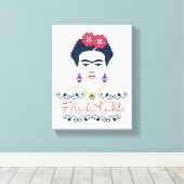 Frida Kahlo | Viva Mexico Canvas Afdruk (Insitu (Houten vloer))