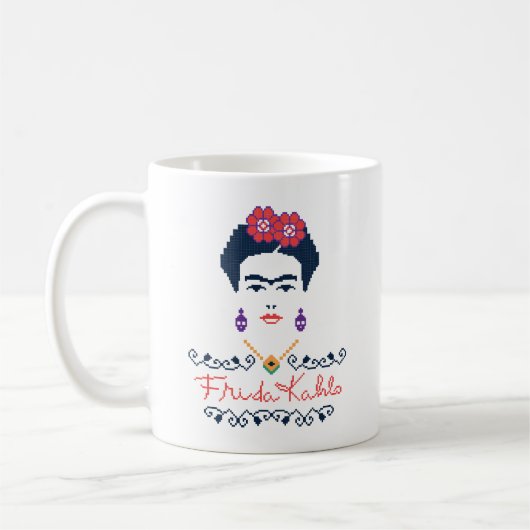 Frida Kahlo | Viva Mexico Koffiemok (Links)