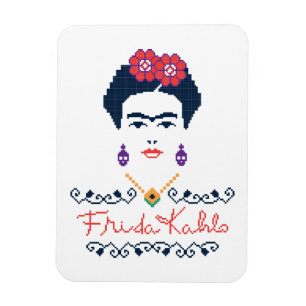 Frida Kahlo   Viva Mexico Magneet