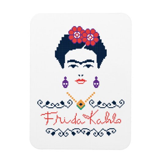 Frida Kahlo | Viva Mexico Magneet (Verticaal)