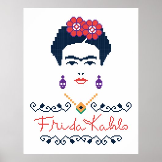 Frida Kahlo | Viva Mexico Poster (Voorkant)