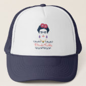 Frida Kahlo | Viva Mexico Trucker Pet (Voorkant)