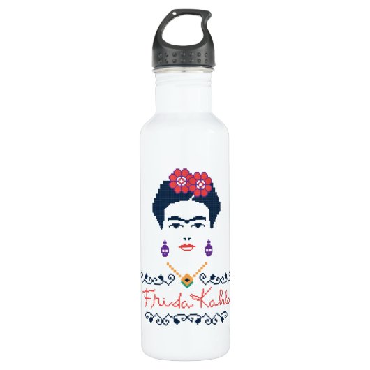 Frida Kahlo | Viva Mexico Waterfles (Voorkant)