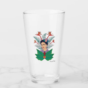 Frida Kahlo Vogels van het Paradijs Floral Graph Glas