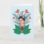 Frida Kahlo | Vogels van het Paradijs Floral Graph Kaart (Voorkant)
