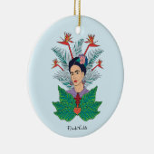 Frida Kahlo | Vogels van het Paradijs Floral Graph Keramisch Ornament (Rechts)