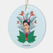 Frida Kahlo | Vogels van het Paradijs Floral Graph Keramisch Ornament (Links)