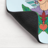 Frida Kahlo | Vogels van het Paradijs Floral Graph Muismat (Hoek)