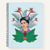 Frida Kahlo | Vogels van het Paradijs Floral Graph Notitieboek (Voorkant)