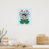 Frida Kahlo | Vogels van het Paradijs Floral Graph Poster (Keuken)