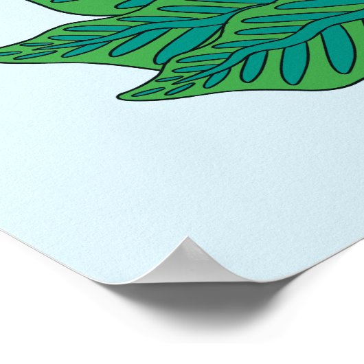 Frida Kahlo | Vogels van het Paradijs Floral Graph Poster (Hoek)