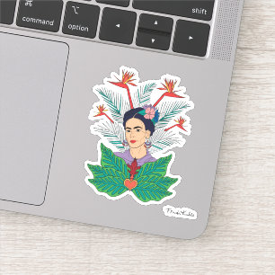 Frida Kahlo Vogels van het Paradijs Floral Graph Sticker
