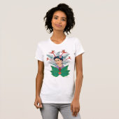 Frida Kahlo | Vogels van het Paradijs Floral Graph T-shirt (Voorkant volledig)