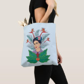 Frida Kahlo | Vogels van het Paradijs Floral Graph Tote Bag (Dichtbij)