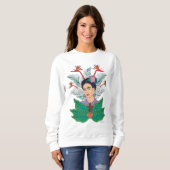 Frida Kahlo | Vogels van het Paradijs Floral Graph Trui (Voorkant volledig)