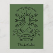 Frida Kahlo | Wingen naar de vlucht Briefkaart (Voorkant)