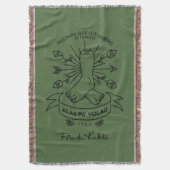 Frida Kahlo | Wingen naar de vlucht Deken (Voorkant Verticaal)