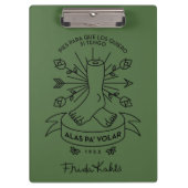 Frida Kahlo | Wingen naar de vlucht Klembord (Voorkant)