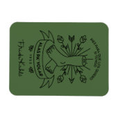 Frida Kahlo | Wingen naar de vlucht Magneet (Horizontaal)