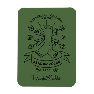 Frida Kahlo   Wingen naar de vlucht Magneet