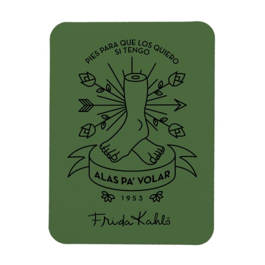 Frida Kahlo | Wingen naar de vlucht Magneet (Verticaal)