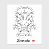 Frida Kahlo | Wingen naar de vlucht Sticker (Vel)